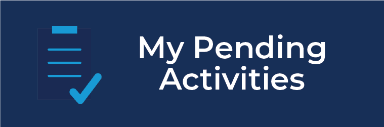 My Pending Activities